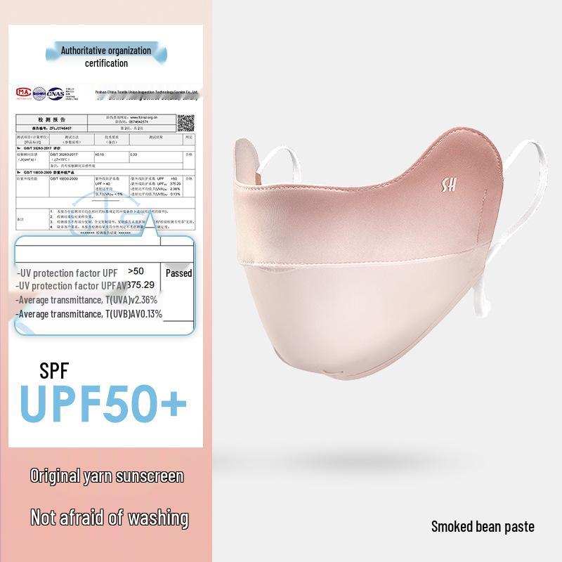 Women's Gradient Summer Sunscreen Mask - UV Protection, Breathable, Cool, Riding Face Cover