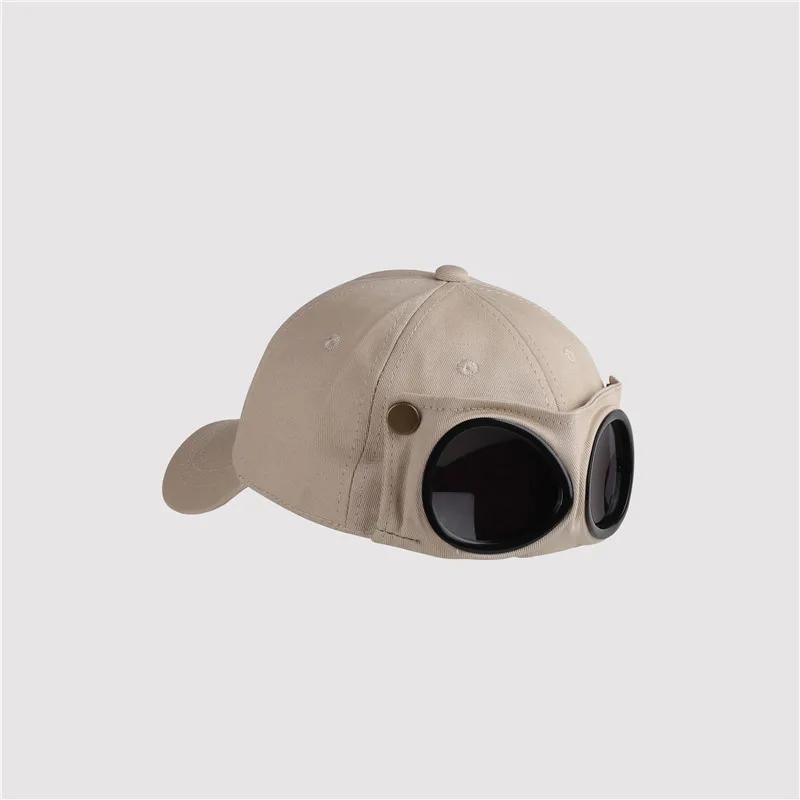 New Fashion Hat Summer Personality Glasses Baseball Caps Female Unisex Sunglasses Cap Male Cap Baseballcap Boys Cap