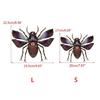 Metal Beetles Wall Art Colorful Bees Sign Wall Hangings Decor for Garden Yard