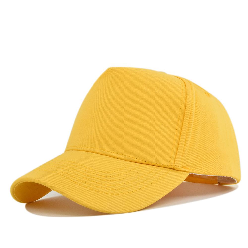Individuell bedruckte einfarbige 5er Packung Baseballkappe Werbekappe für Herren Damen Party Snapback Hut Casquette Gorra Großhandel