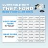 31705 3 31687 31653 RV Toilet Water Valve Kit- Freeze Resistance & Leakage-Resistant RV Toilet Parts For Thetford Aqua-Magic V High And Low By Vypart