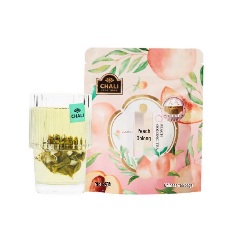 CHALI Peach Oolong Tea (7-Bag Pack)