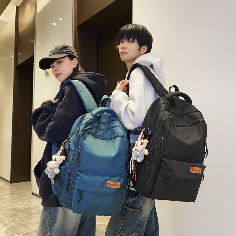 Schoolbag New High School Student Burden Reduction Backpack Large Capacity Student Schoolbag Female Leisure Travel Mountaineering Backpack Male