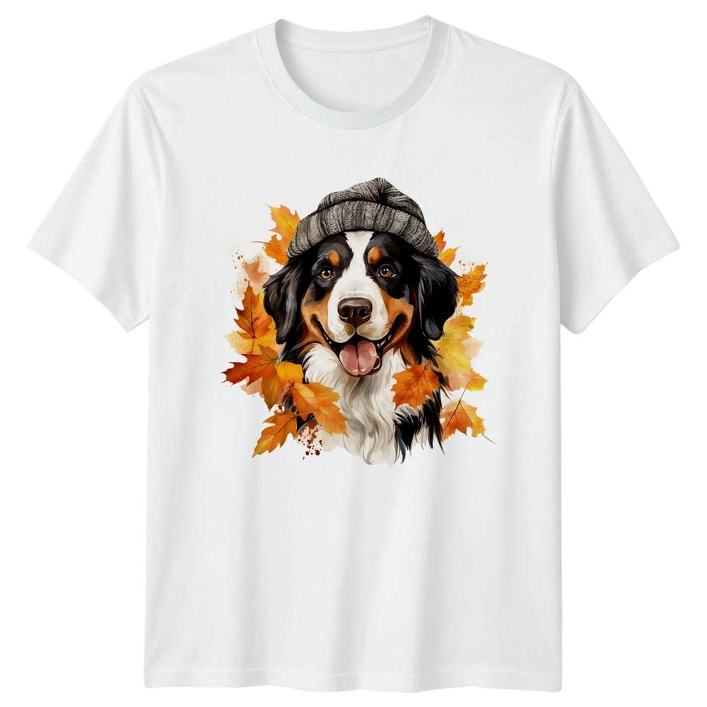 Bernese Mountain Dog Wearing A Knit TShirt Bernese Dog Owner Fall Season Gift S
