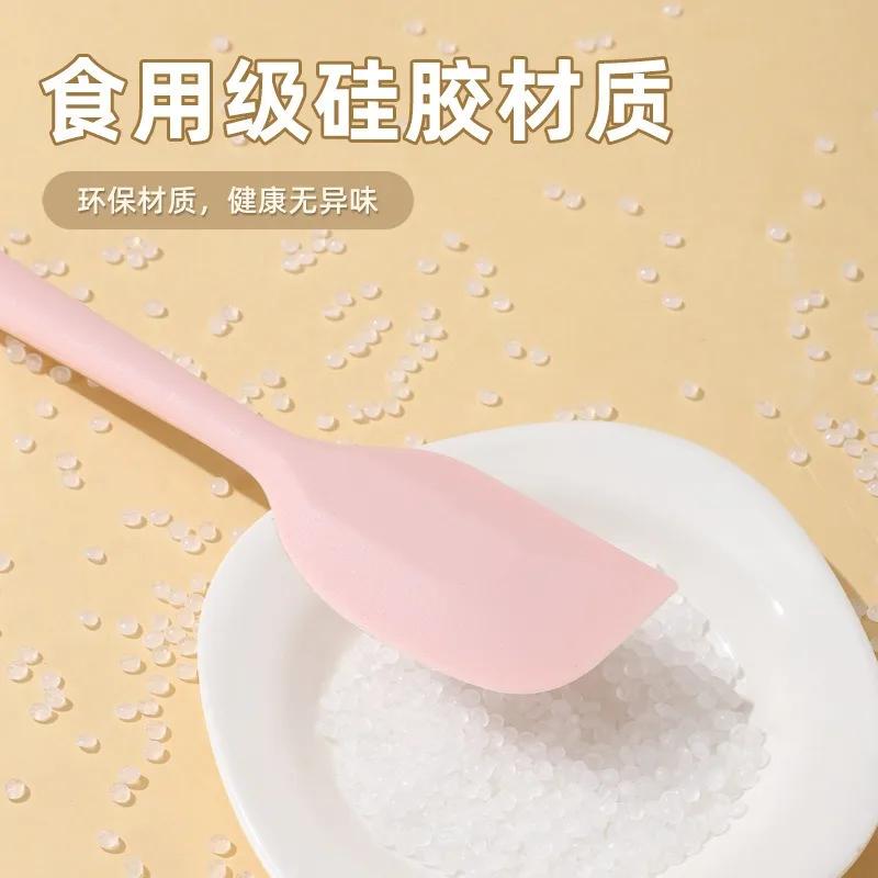 Food Grade Silicone Flexible Spatula Set of 2 for Baking, Scraping, Mixing BPA Free Nonstick Cooking Seamless & Dishwasher Safe