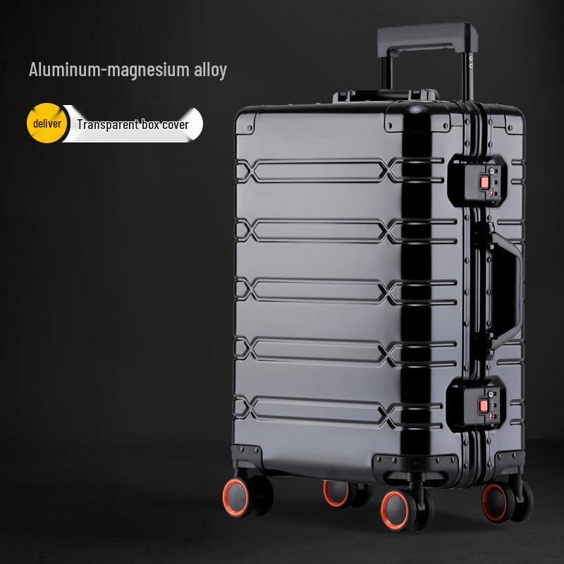 OKD 28-inch Aluminum-Magnesium Alloy Hardside Luggage