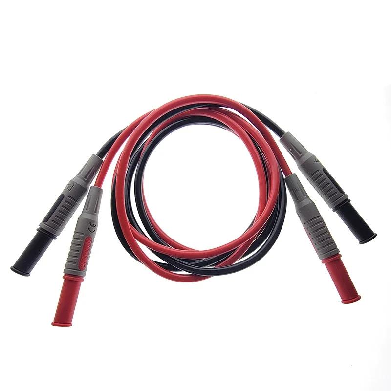 P1032/P1033 4mm 1000V 15A Multimeter Silicone Wire Cable Banana Plug Test Line Injection Molded Straight/Right Angle