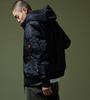 Alpha Industries TA1716 Hooded Rib Jacket In Black Camo Men's