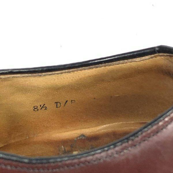 USA/Vintage/Unbekannter Hersteller/Goodyear Welt Saddle Schuhe Wholecut/8.5 D/B/25.5-26.5cm/Rotbraun/(GEBRAUCHT)