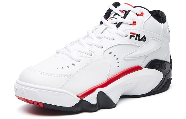 Women's Sneakers FILA Jamball Mid Synthetic Leather Cushioning Abrasion Resistant Mid top Vintage Basketball