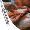 S-DEAL Shrimp Deveining Tool, Fish Scale Cutter, Food-Grade Stainless Steel Shrimp Peeler - Effective Seafood Tool with Double Heads, Shrimp Cleaning