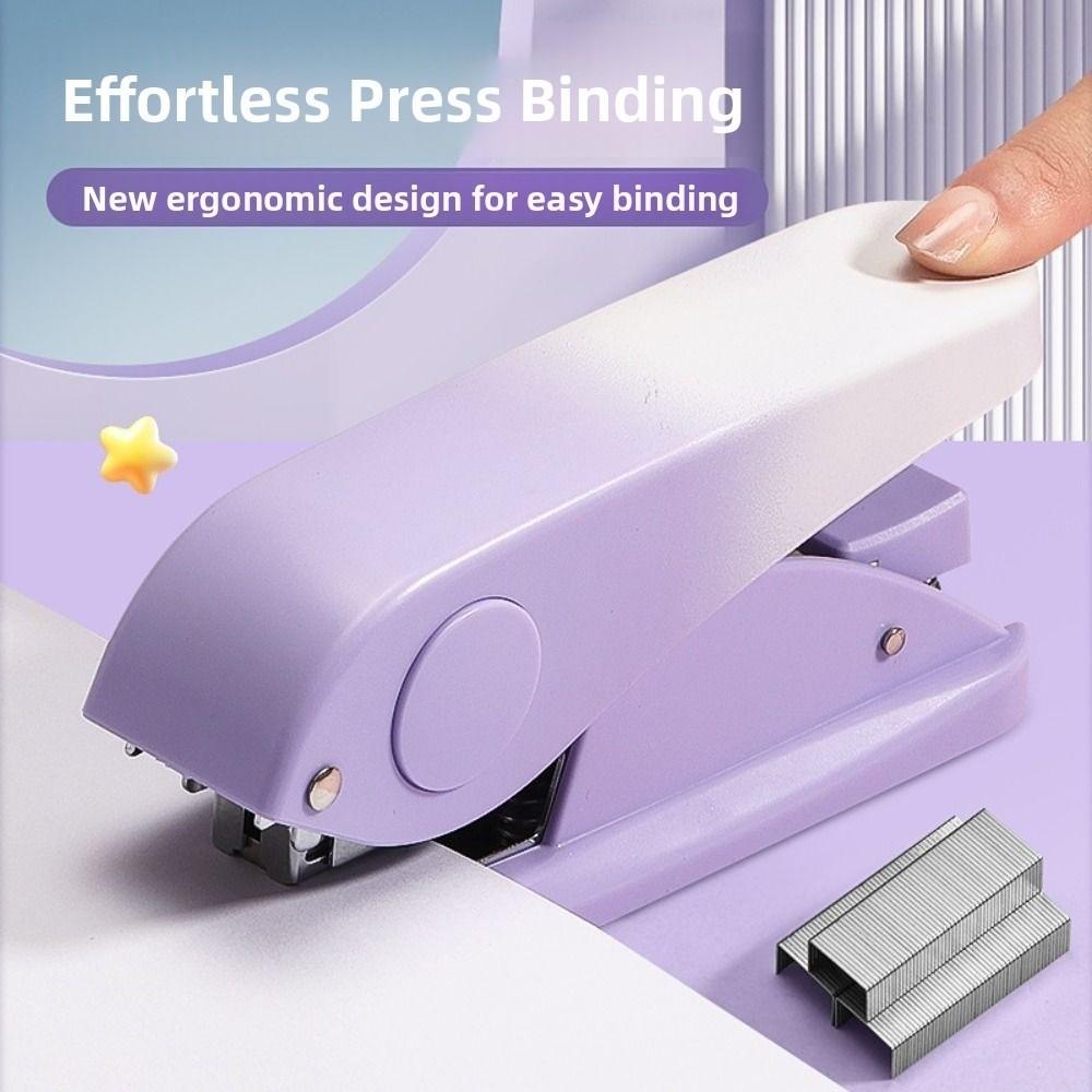 Metal Labor-Saving Stapler Up To 25 Pages Book Binding Machines Desk Stapler  Office School Use