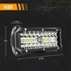 2Pcs 7'' Led Work Light Bar 800W Spot Flood Beams Combo For Car Tractor Boat Offroad Truck Suv Atv Car Repairing Lights
