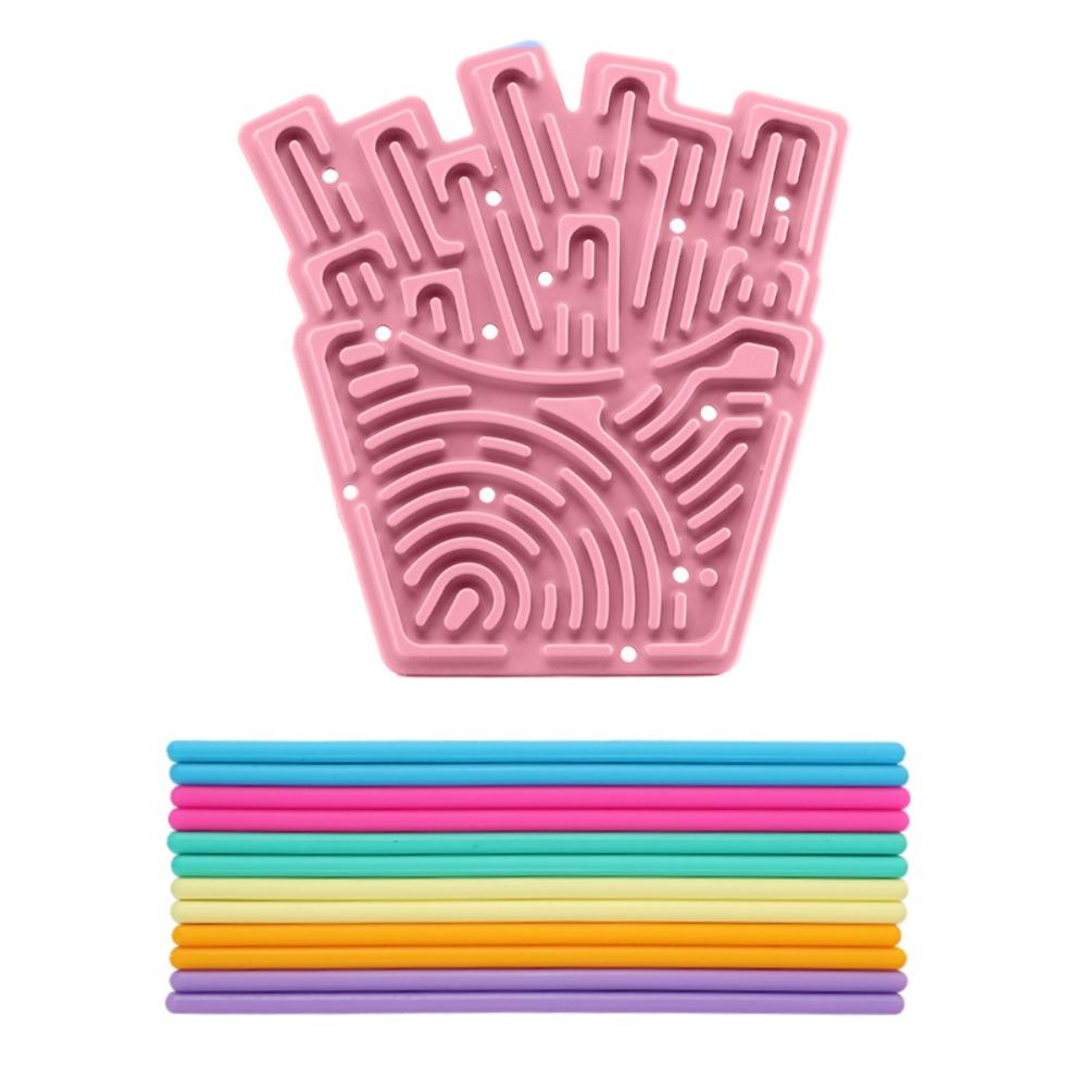 

Сенсорная доска из силикона для тихих занятий, развивающая доска для детей и взрослых style D