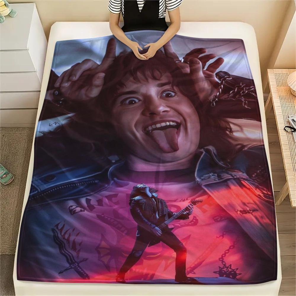 

1 шт. Фланелева ковдра з мультяшним принтом, Висока якість, Зручна для всіх сезонів, Декор для дому, Тепло та затишок, Ідеальний подарунок на Різдво, День народження 80cm x 120cm