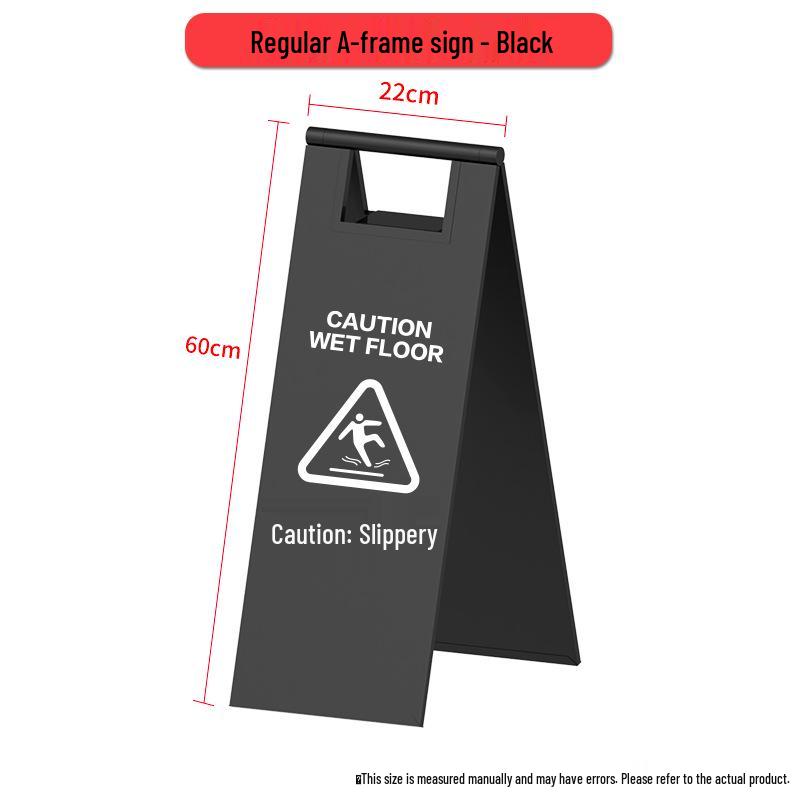 Standard A-frame Signs: Hotel, Commercial, Hospital, Warning, Toilet, Caution Steps, Slippery