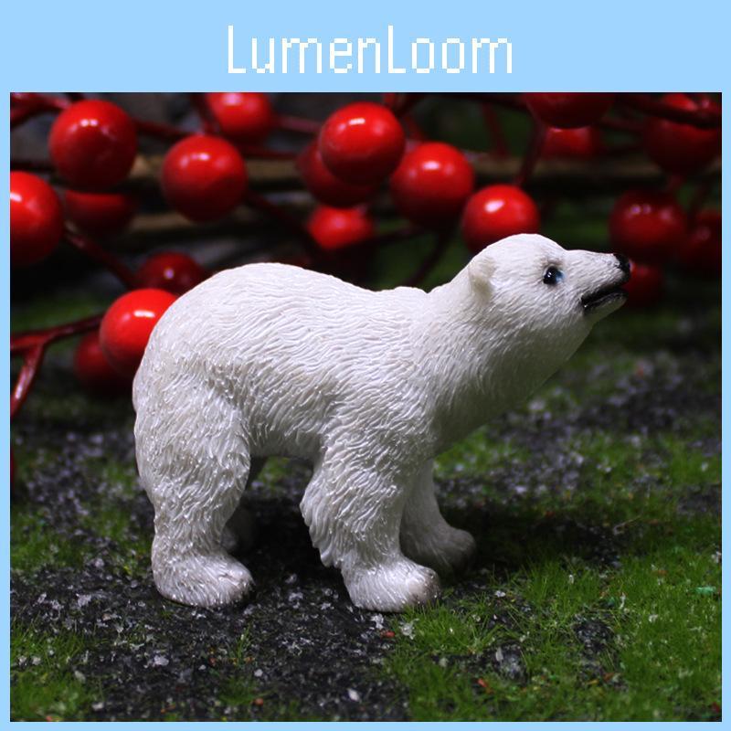 Bear Resin Arctic Garden Miniature With Cute Animal Design For Home Gifts Decor
