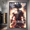 Dragon Ball Starry Night Tapestry  Sun Wukong Super Saiyan Anime Hanging with Gokus Kamehameha Ideal for Otaku Bedroom Decor