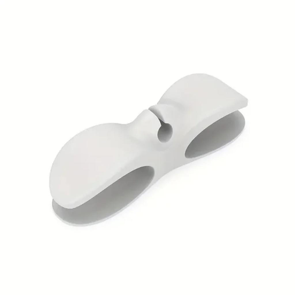 Power Cord Fixing Clip, Kitchen Wall Mounted Plug Cable Fixing Device, Charger Cable , Sorting and Winding Device