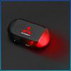 Per Mitsubishi Lancer 7 8 I200 Pajero Montero Sport Outlander Mirage 1pz Auto LED Lampeggiante di Avvertimento Wireless Antifurto Lampada di Attenzione Accessori Emblema