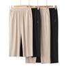 LangSha Women's Summer Straight-Leg Cropped Casual Pants