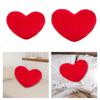 Heart Shaped Pillow Throw Red Soft Romantic Plush Cushion Valentines Decor for Classroom Home