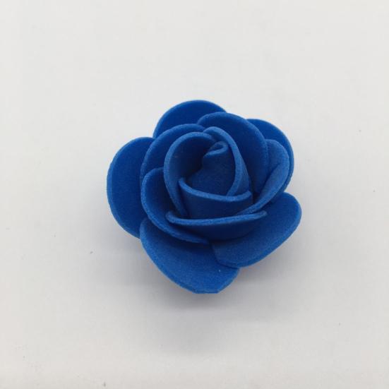 Artificial Rose Durable Non-Withered Foam Simulation Rose Head 3.5cm Fake Rose Head DIY Baby Shower Decoration Simulated Rose Head