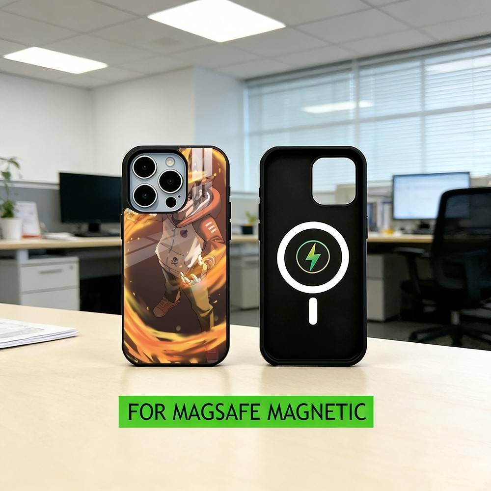 Hitman R-Reborn Tsuna S-Sawada Phone Case For iPhone17,16,15,14,13,12,11 Plus,Pro Magnetic For Magsafe Wireless Charging