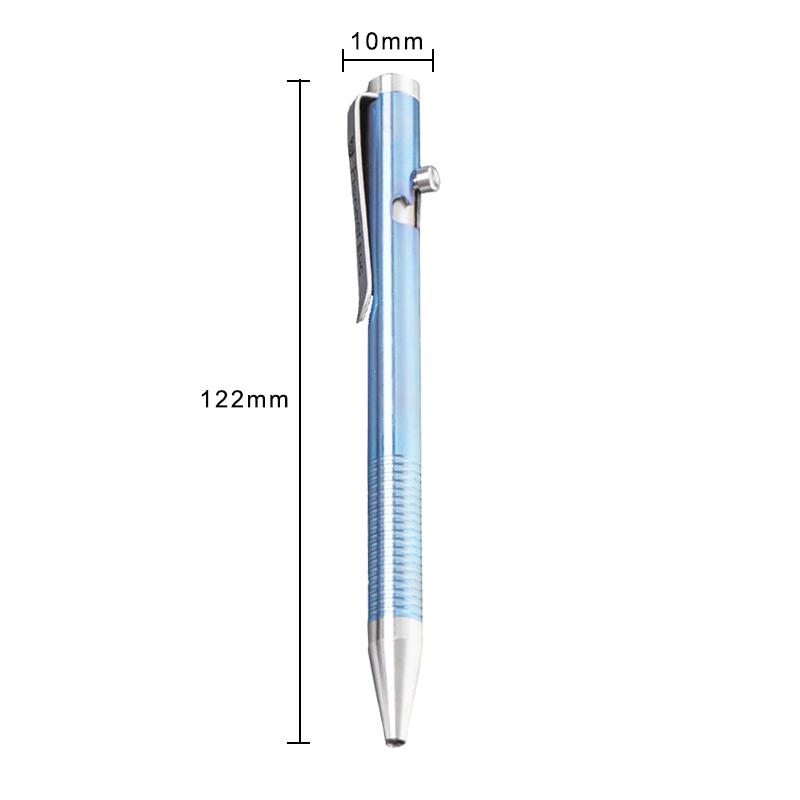Titanium Alloy Pen Write Smoothly Gel Pens Precision Spring Signature Pen Gift For Boyfriend Father School Teacher Student