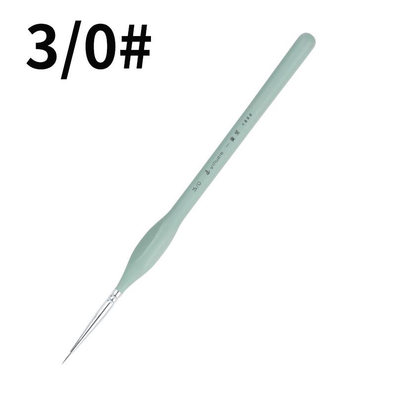 One Stroke Music Black Triangle Handle Brush Set for Watercolor, Gouache, and Acrylic Painting