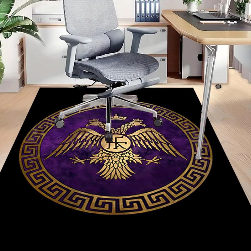 1pc Eagle Shield Carpet, Office Rug Outdoor Mat Home Decor Area Carpet Festival
