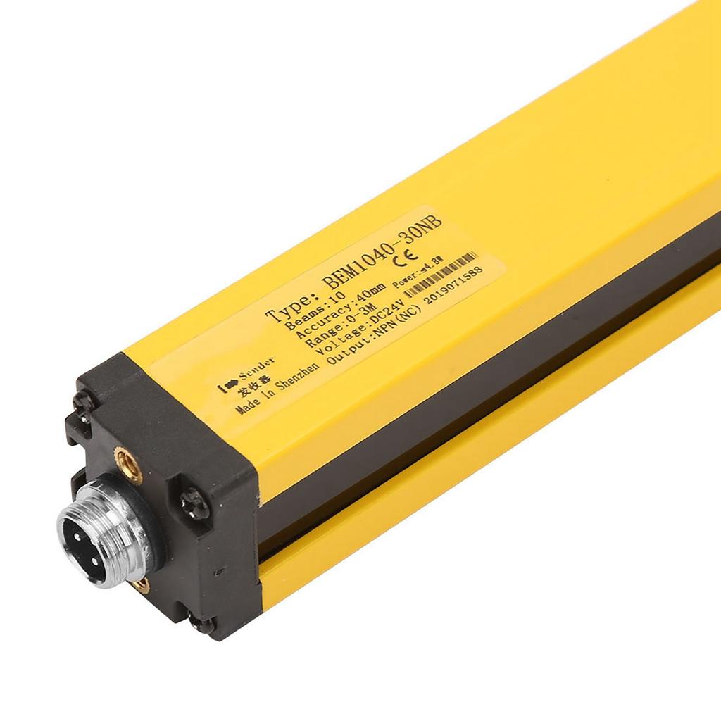 Light Curtain Light Grating Security Device 24V(10 Beams BEM1040‑30NB)