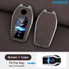 Zinc Alloy With Suede Leather Car Key Case Remote Fobs Cover Bag For Bmw 5 7 Series G11 G12 G30 G31 G38 X3 X5 X7 730Li 740 530Le