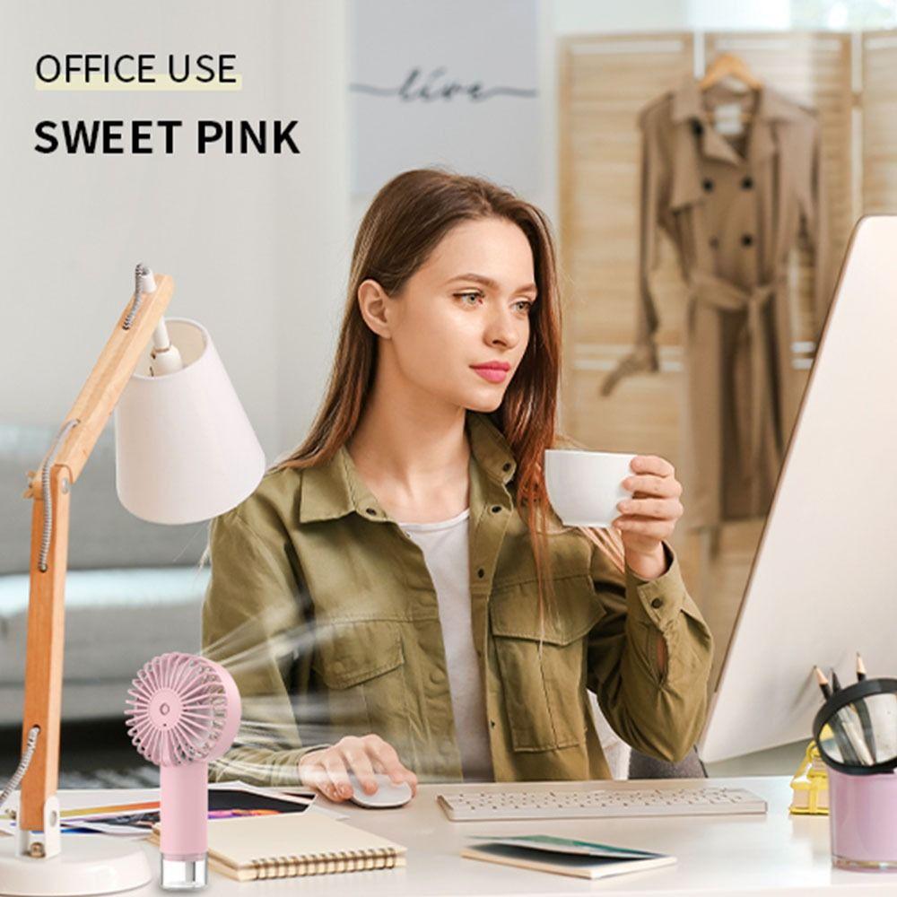 Portable Handheld Spray Fan USB Rechargeable Fast Cooling Fan Handheld Misting Fan  Hot Weather