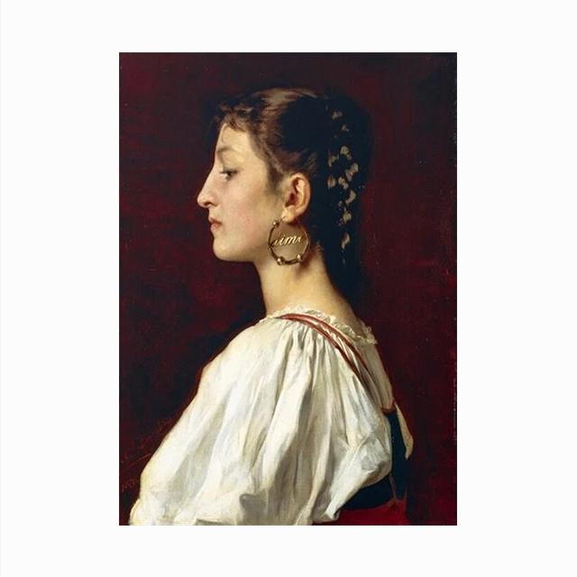 Vintage Picture Painting Elegant Women Print Bubble Gum Posters and Prints Retro Decorative Wall Pictures for Living Room