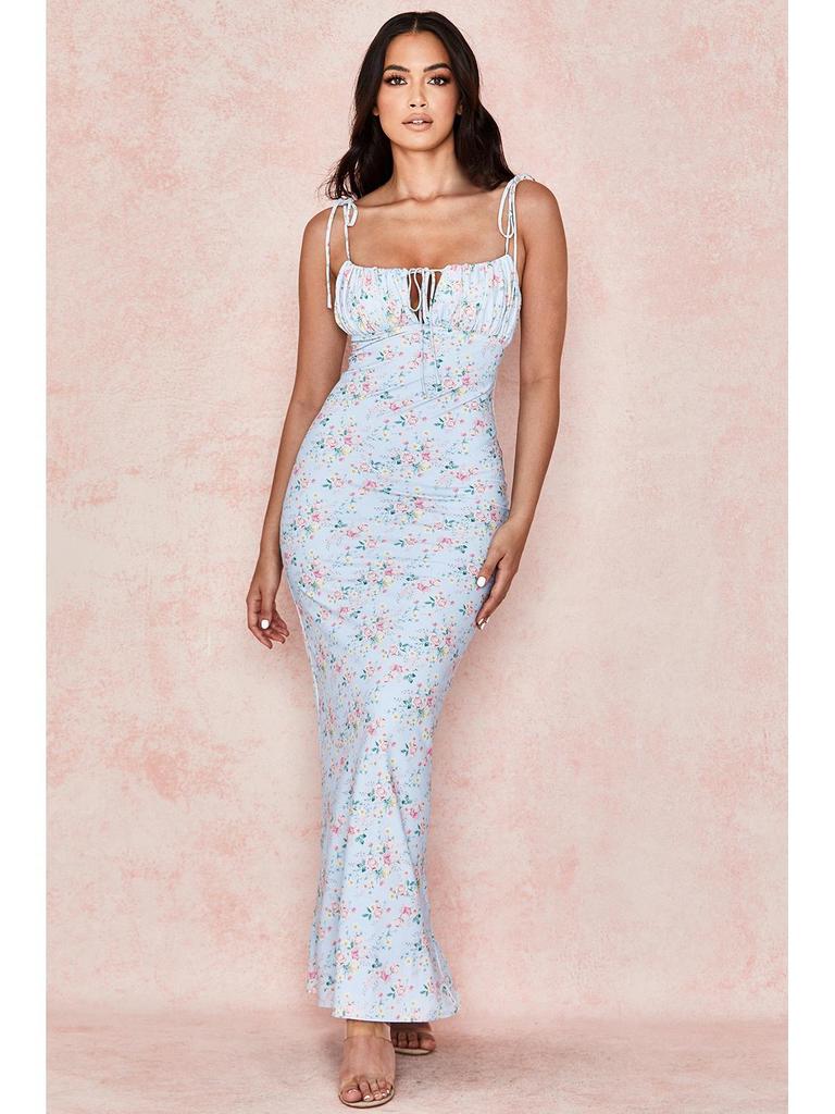 2024 Trending Sleeveless Lace-Up Bodycon Dress - Slim Fit & Sexy