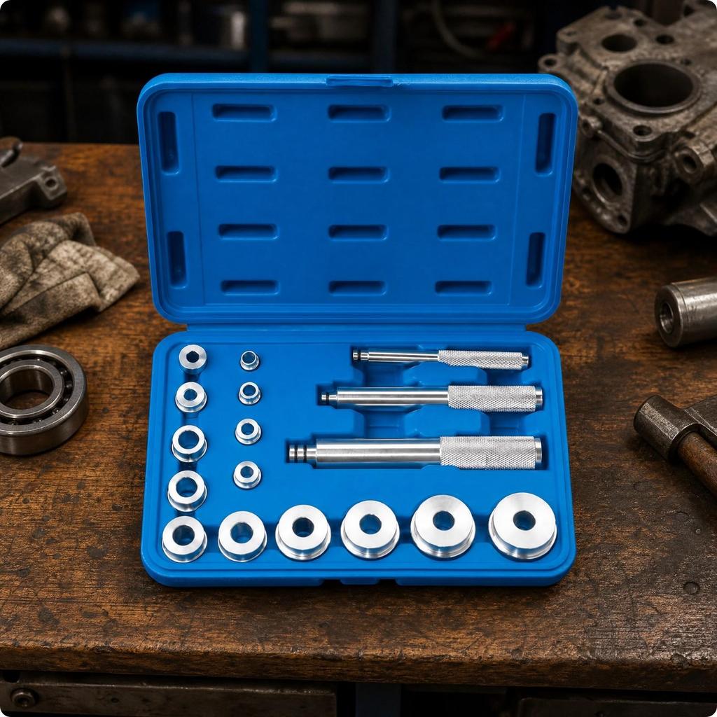 Bearing Tool Sleeve Kit Compact for Workshop Use, Auto Mechanics