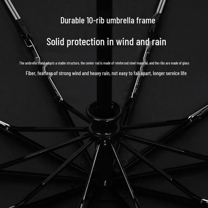 Hongye Automatic 10-Rib Folding Umbrella