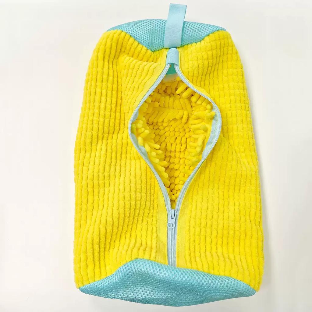 New Wash Shoes Bag Padded Net Laundry Shoes Protector Fluffy fibers Polyester Washing Shoes Machine Laundry Bag Drying Bags