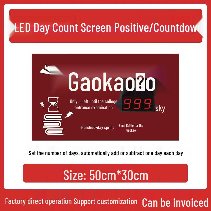 LED Digital Exam Countdown Timer