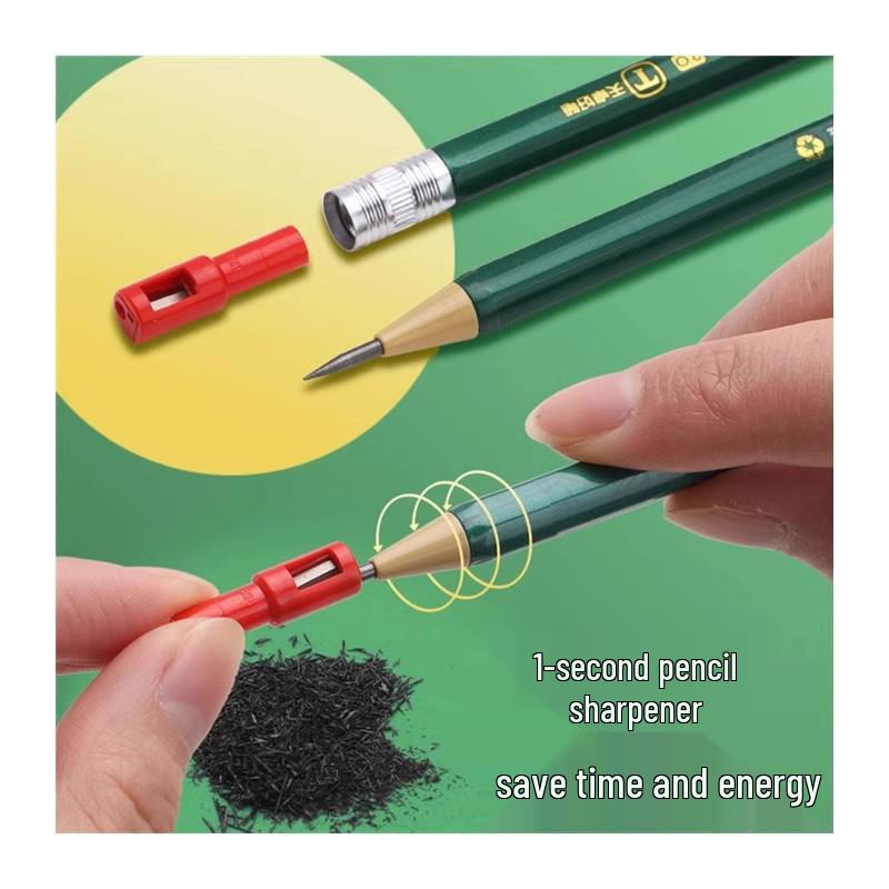 2B Mechanical Exam Pencil: Refillable, Push-Button, Thick Lead, Self-Sharpening, Ideal for Elementary Students