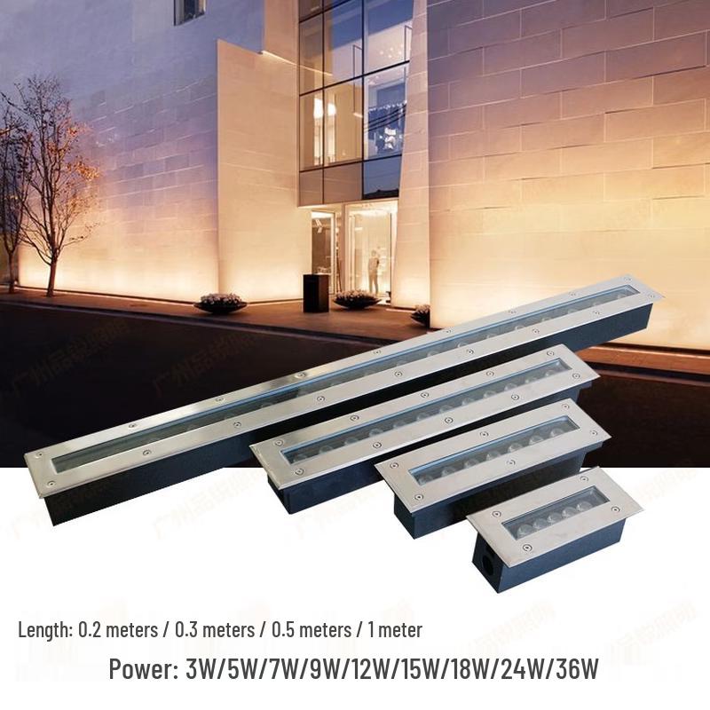 NuFeng Linear Stainless Steel Inground LED Light