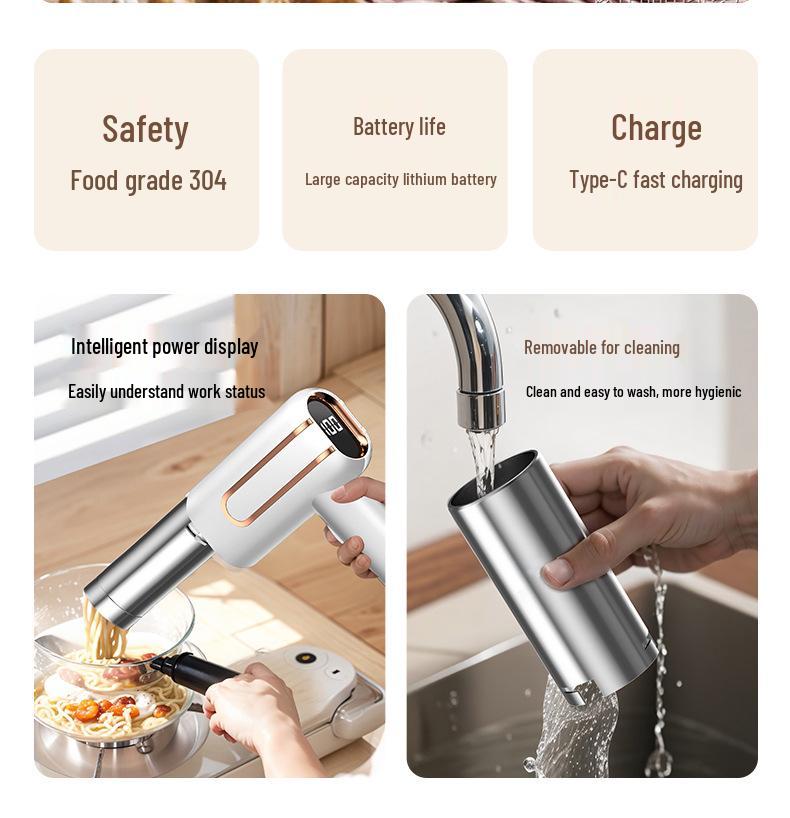 Portable Wireless Electric Noodle Maker: Compact, Fully Automatic Outdoor Pressing Machine