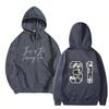Women's And Men's  Fashionable Hooded Long Sleeved Printed Casual Pullover Unisex Sweatshirt Top