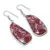 Natural Dolomite Gemstone 925 Sterling Silver Jewelry Earring 2.01" AEE-10785