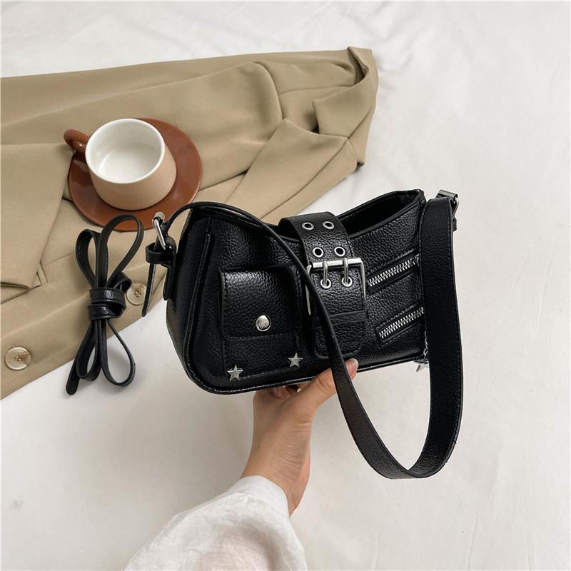 

1 шт. однотонная сумка на одно плечо подмышкой, модная сумка-мессенджер, простая сумка для поездок на работу