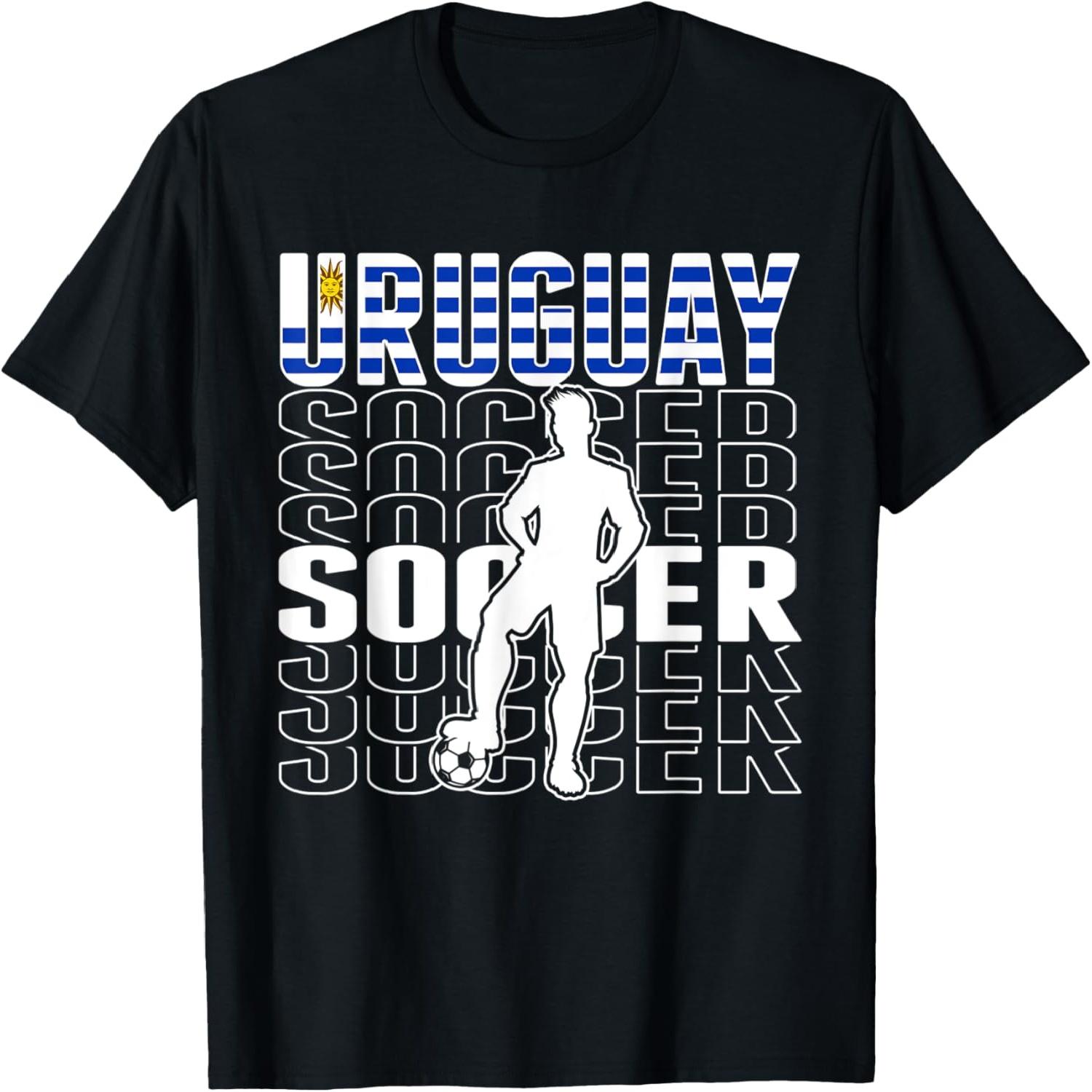 Uruguay Soccer Fans Jersey - Proud Uruguayan Football Lovers T-Shirt S