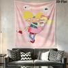 Hey Arnold Wall Tapestry Aesthetic Wall Hanging Printed Fabric Blanket Decorative Tapestries for Bedroom Living Room Home Decor