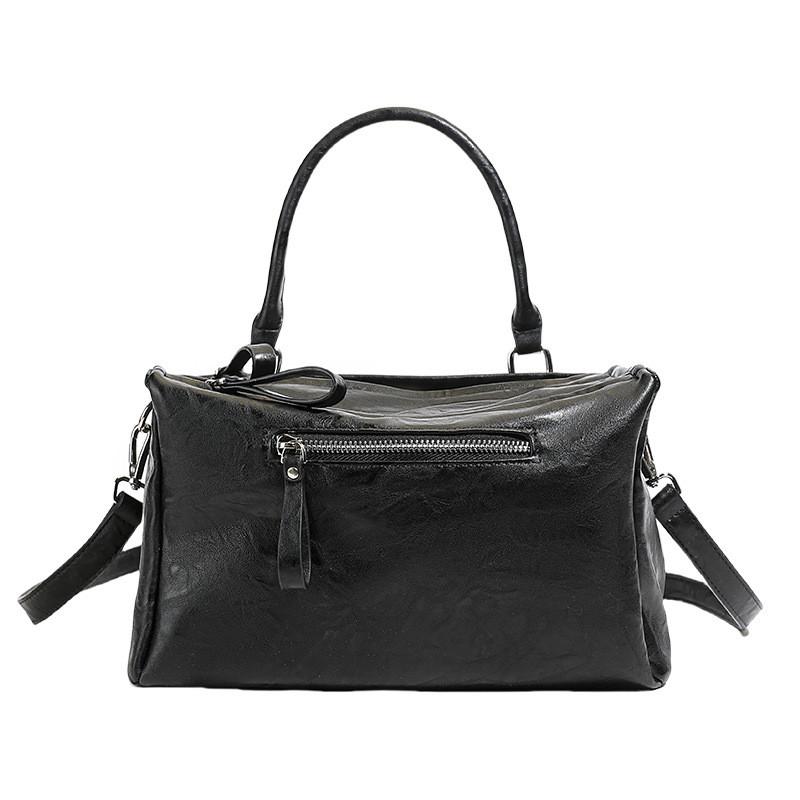 

Color Solid Soft Women Satchel Stitch Design Inner Pocket Life Style Bags Travel