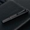 Hongdian M2 Mini Fountain Black Fine Soft Slim Pocket Travel Pen Pen, Nib, Nib, Aluminum,